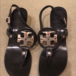 Tory Burch Black Sandals Size 5.5